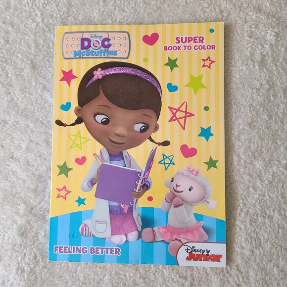 5/$20 Disney Junior Doc McStuffins Book and Two Coloring Books - Picture 6 of 7